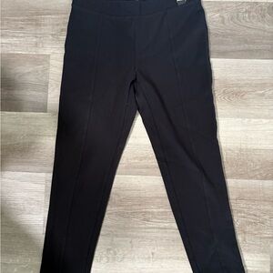 Calvin Klein womens Black Stretch Ponte Pants